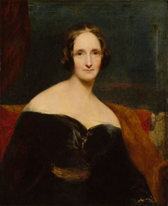 Mary Shelley, NPG 1235: Richard Rothwell (1800-1868), c.1840
